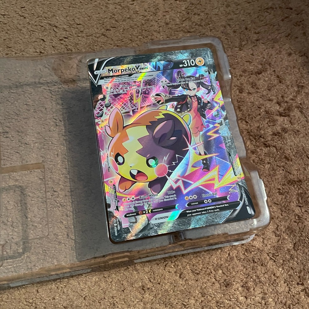 Morpeko VMAX Pokémon Card Giant Size New Fresh